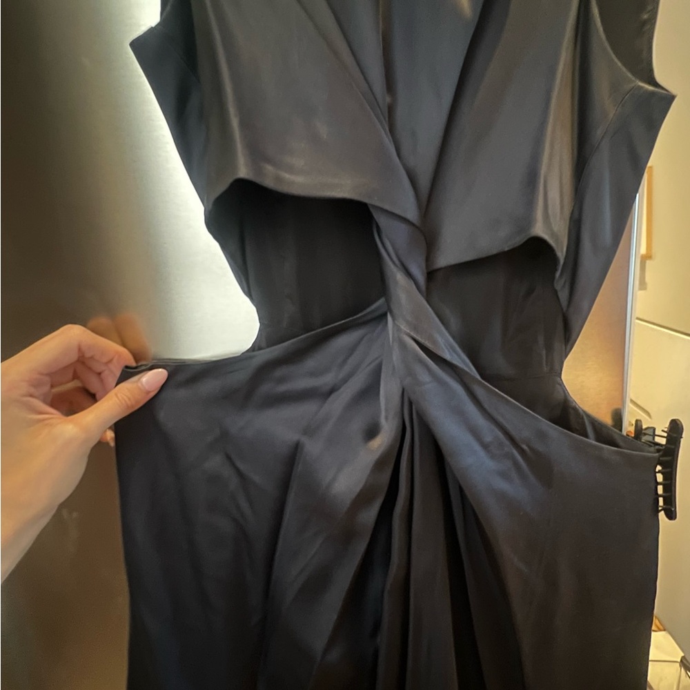 AMUR Inara Knot Cutout Midi Dress size 6 - Picture 2 of 13